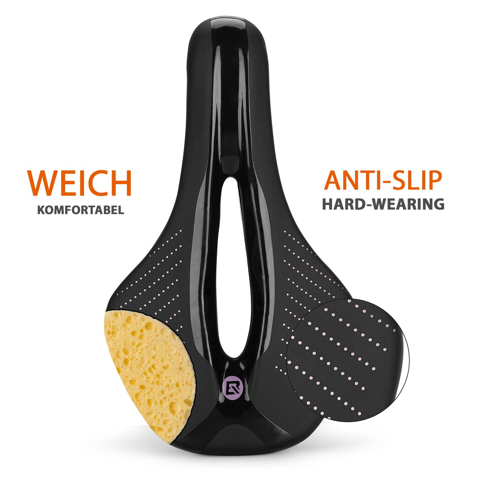 ROCKBROS Fahrrad Sattel Ergonomischer Stoßdämpfender Fahrradsattel Unisex - Fahrradsattel ROCKBROS - EU - NooMii