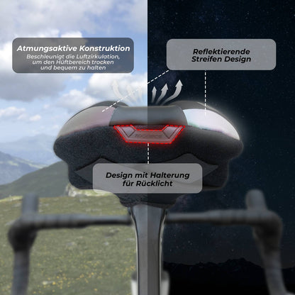 ROCKBROS Fahrrad Sattelbezug Gelüberzug für Fahrradsitz mit Wasserdichter - Fahrradsattel ROCKBROS - EU - NooMii