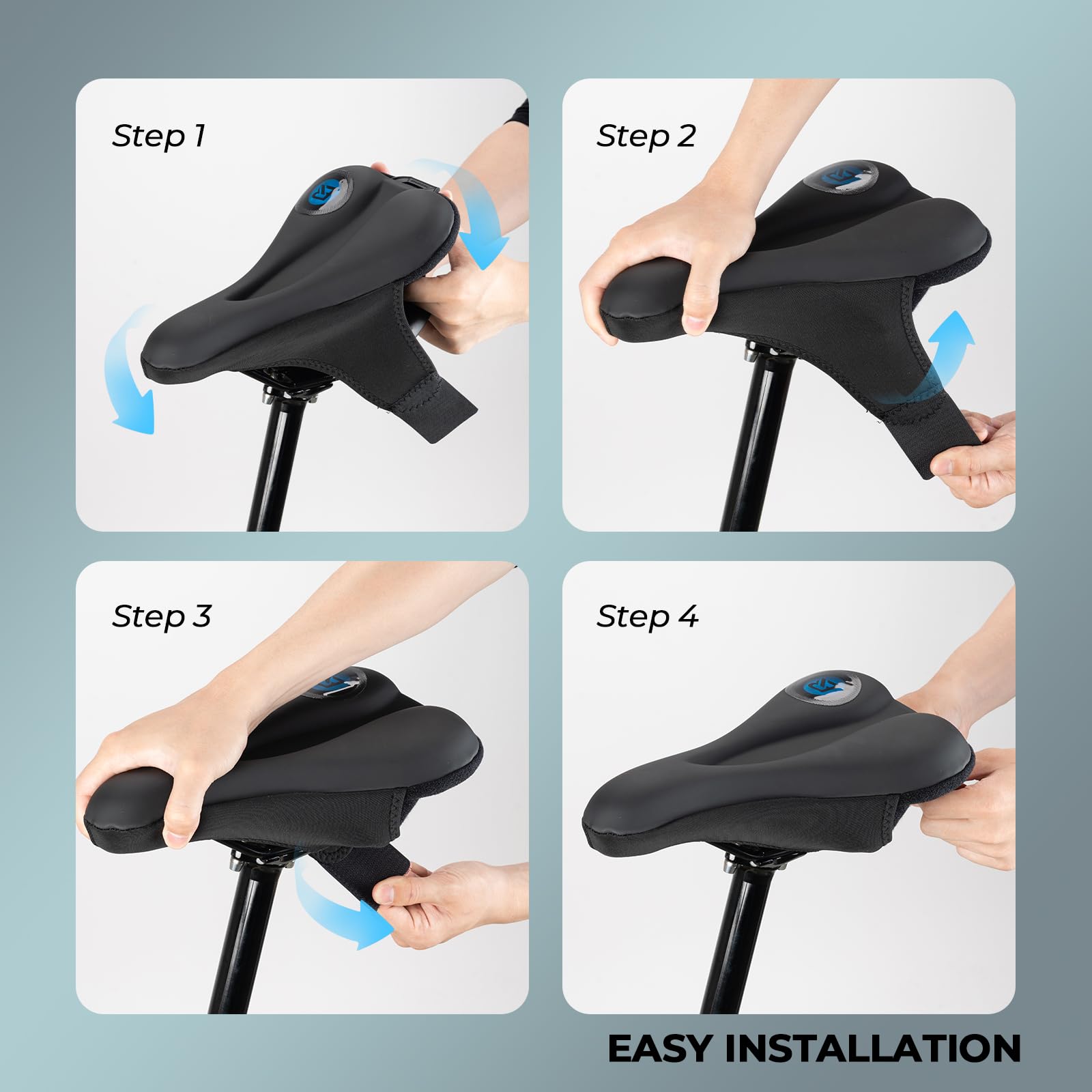 ROCKBROS Fahrrad Sattelbezug wasserdichtem Fahrradsattel Gelüberzug - Fahrradsattel ROCKBROS - EU - NooMii