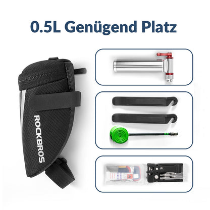 ROCKBROS Fahrrad Satteltasche für MTB/Rennrad/Faltrad Mini Portable - Fahrradtaschen ROCKBROS - EU - NooMii