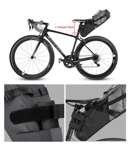 ROCKBROS Fahrrad Satteltasche IPX7 wasserdicht Sitztasche 10L - Fahrradtaschen ROCKBROS - EU - NooMii