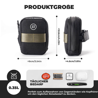 ROCKBROS Fahrrad Satteltasche Kompakte Aufbewahrungstasche Rennrad MTB - Fahrradtaschen ROCKBROS - EU - NooMii