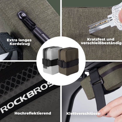 ROCKBROS Fahrrad Satteltasche Leicht Kompakt Wasserdicht Rennrad MTB - Fahrradtaschen ROCKBROS - EU - NooMii