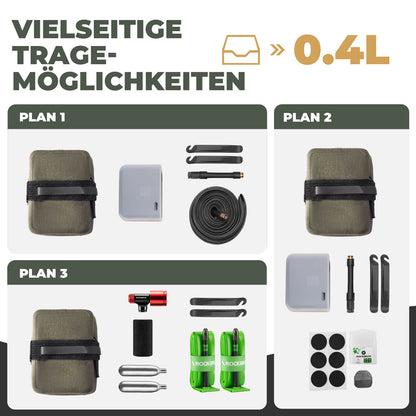 ROCKBROS Fahrrad Satteltasche Leicht Kompakt Wasserdicht Rennrad MTB - Fahrradtaschen ROCKBROS - EU - NooMii