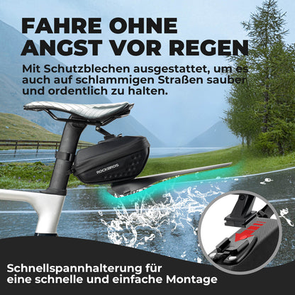 ROCKBROS Fahrrad Satteltasche mit Schutzblech Wasserabweisend 1,3L/0.8L - Fahrradtaschen ROCKBROS - EU - NooMii