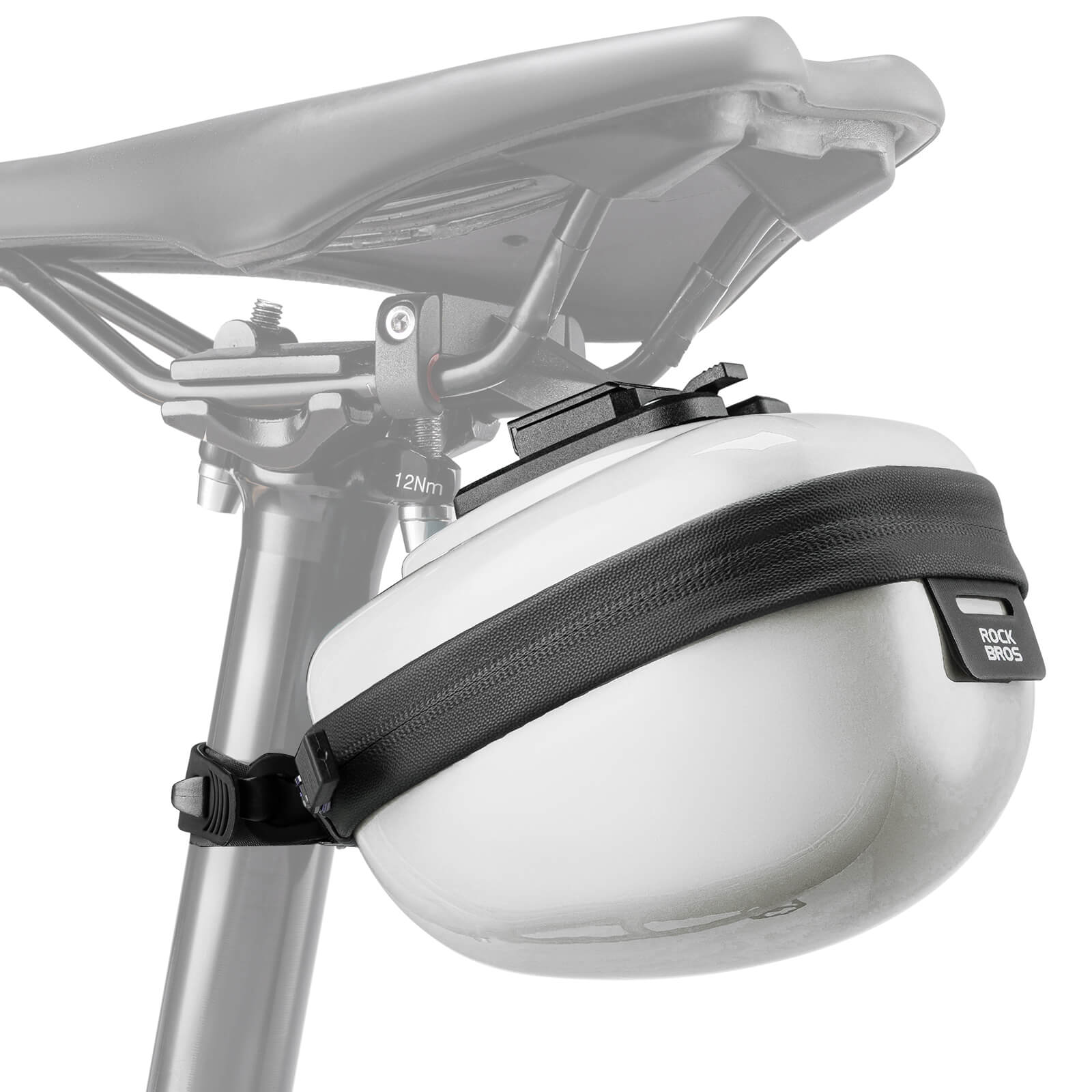 ROCKBROS Fahrrad Satteltaschen Hard Shell Reflektierend 0,4 L mit Halterung - Fahrradtaschen ROCKBROS - EU - NooMii