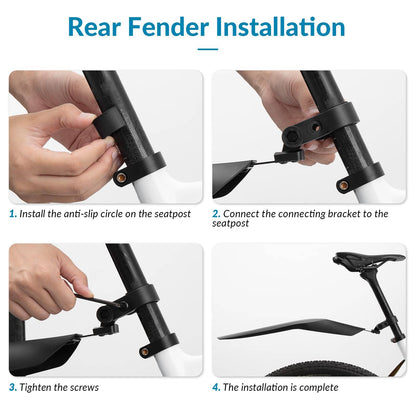 ROCKBROS Fahrrad Schutzblech Set Mountainbikes Universal Spritzschutz - Fahrrad Schutzblech ROCKBROS - EU - NooMii