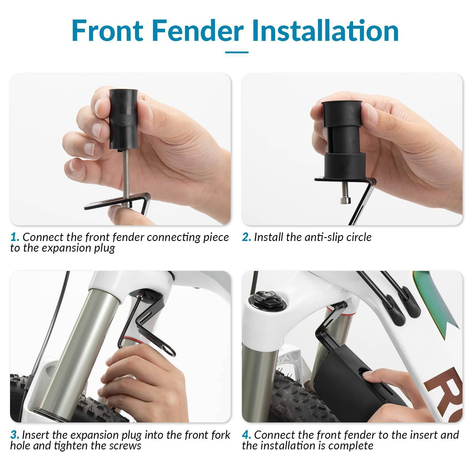 ROCKBROS Fahrrad Schutzblech Set Mountainbikes Universal Spritzschutz - Fahrrad Schutzblech ROCKBROS - EU - NooMii