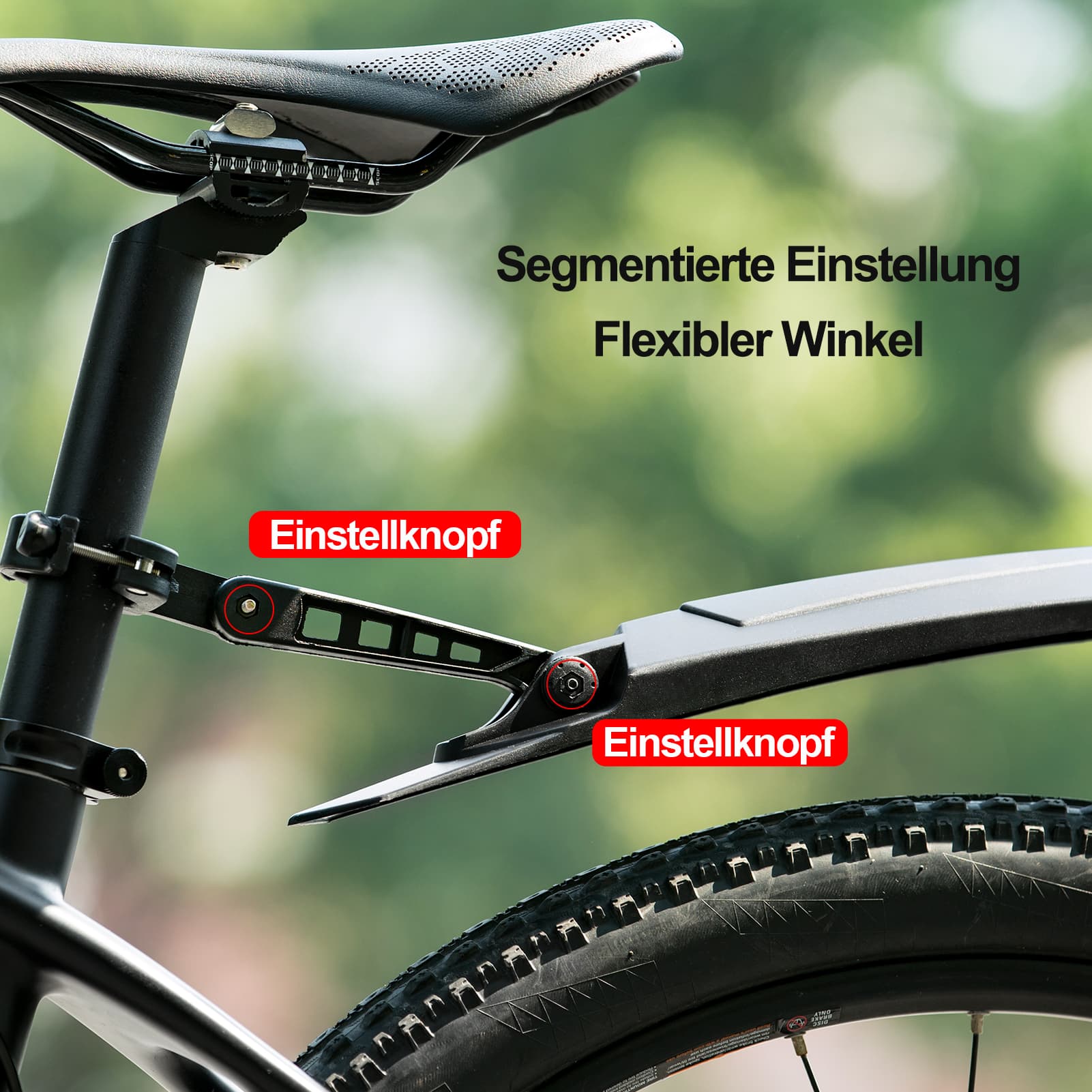 ROCKBROS Fahrrad Schutzblech Set MTB Spritzschutz 26 Zoll Schwarz - Fahrrad Schutzblech ROCKBROS - EU - NooMii