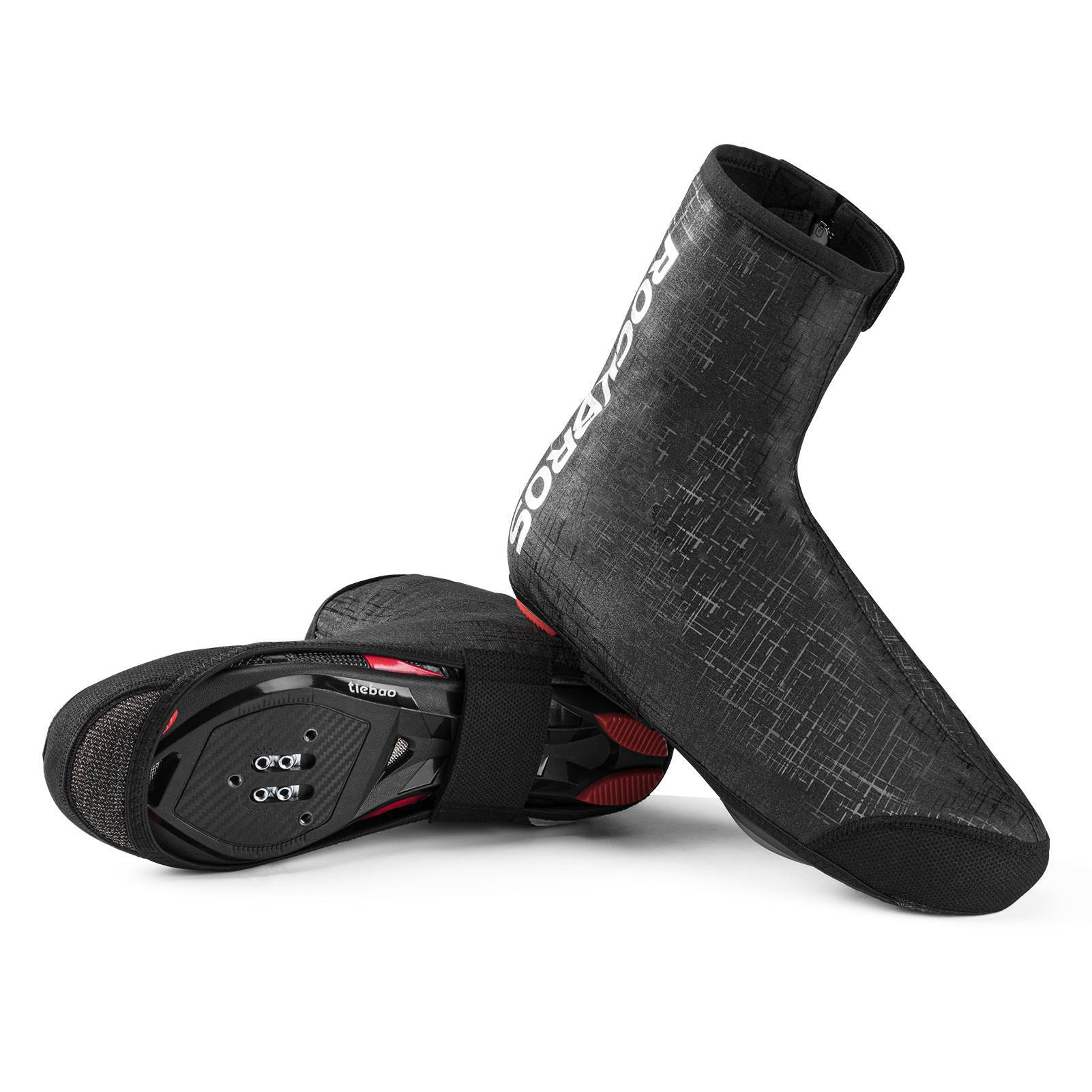 ROCKBROS Fahrrad Überzieher Windfest Wasserabweisend Überschuhe Rennrad MTB Schwarz - Fahrrad Überschuhe ROCKBROS - EU - NooMii