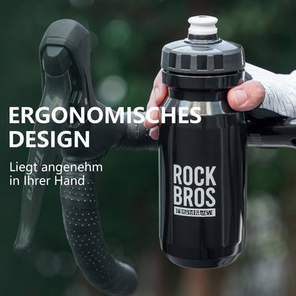 ROCKBROS Fahrrad Wasserflasche 600ml Trinkflasche BPA - Frei Auslaufsichere Flasche - Fahrradflasche ROCKBROS - EU - NooMii