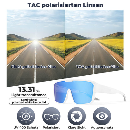 ROCKBROS Fahrradbrille Polarisiert Outdoor Sonnenbrille Überbrille MTB Rennrad - Fahrradbrille ROCKBROS - EU - NooMii