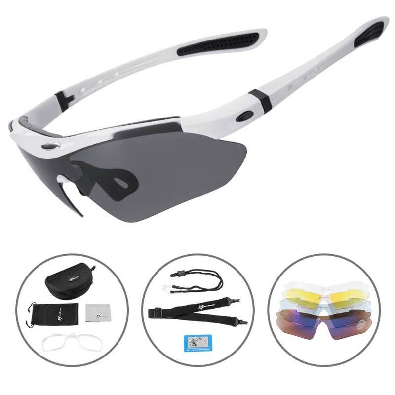 ROCKBROS Fahrradbrille polarisierte Sonnenbrille mit 5 Wechselgläsern - Fahrradbrille ROCKBROS - EU - NooMii