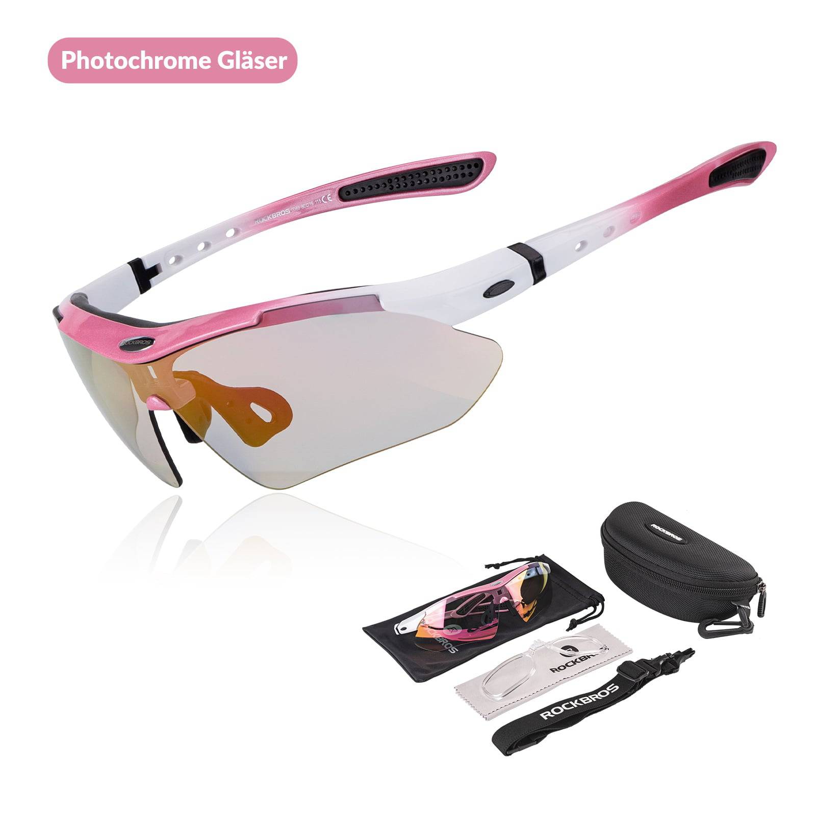 ROCKBROS Fahrradbrille Selbsttönend Brille Sonnenbrille UV 400 Schutz - Fahrradbrille ROCKBROS - EU - NooMii