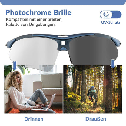 ROCKBROS Fahrradbrille Selbsttönend Brille Sonnenbrille UV 400 Schutz - Fahrradbrille ROCKBROS - EU - NooMii