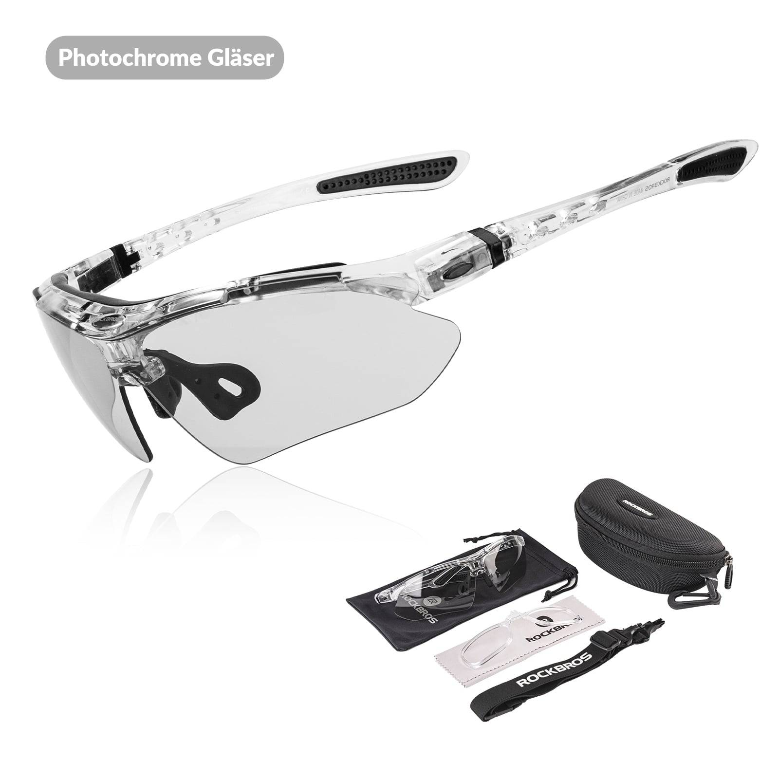 ROCKBROS Fahrradbrille Selbsttönend Brille Sonnenbrille UV 400 Schutz - Fahrradbrille ROCKBROS - EU - NooMii