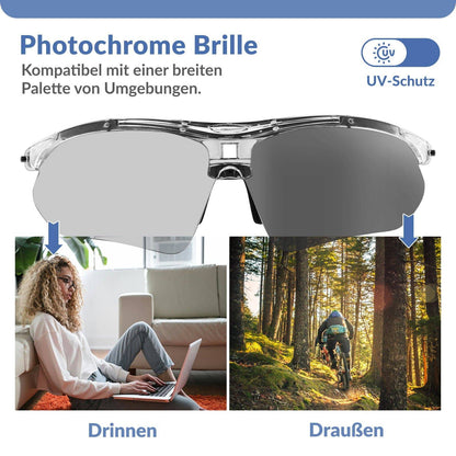 ROCKBROS Fahrradbrille Selbsttönend Brille Sonnenbrille UV 400 Schutz - Fahrradbrille ROCKBROS - EU - NooMii