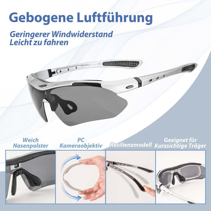 ROCKBROS Fahrradbrille Selbsttönend Brille Sonnenbrille UV 400 Schutz - Fahrradbrille ROCKBROS - EU - NooMii