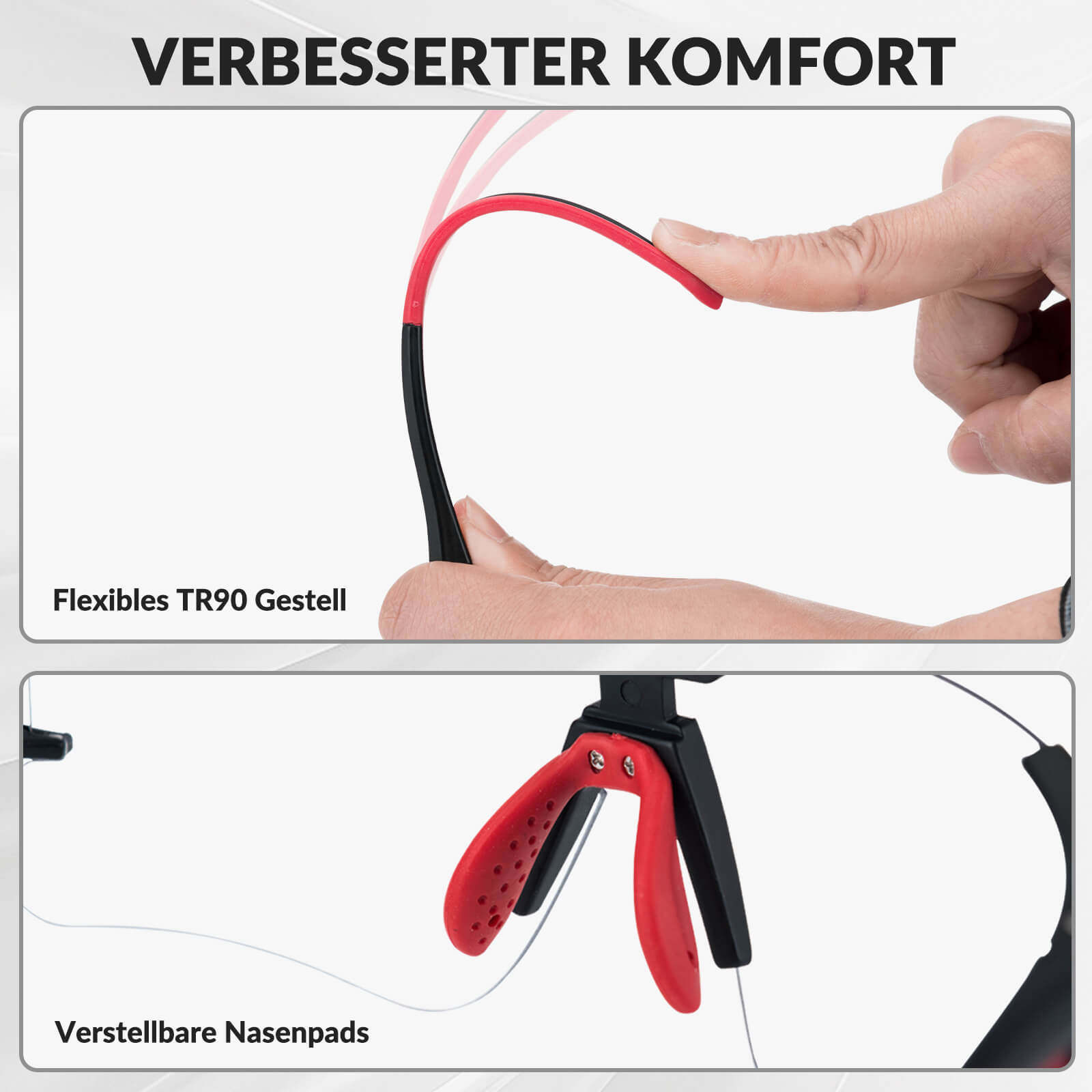 ROCKBROS Fahrradbrille Selbsttönend für Damen & Herren mit UV400 Schutz - Fahrradbrille ROCKBROS - EU - NooMii