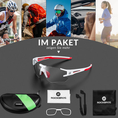 ROCKBROS Fahrradbrille Selbsttönend für Damen & Herren mit UV400 Schutz - Fahrradbrille ROCKBROS - EU - NooMii