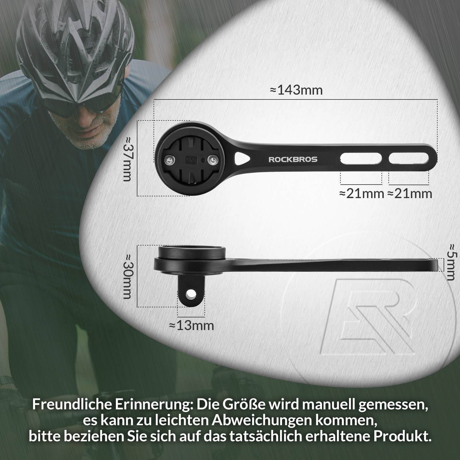 ROCKBROS Fahrradcomputer Halterung Kompatibel mit Garmin/Wahoo/Bryton/GPS - Fahrrad Handyhalterung ROCKBROS - EU - NooMii