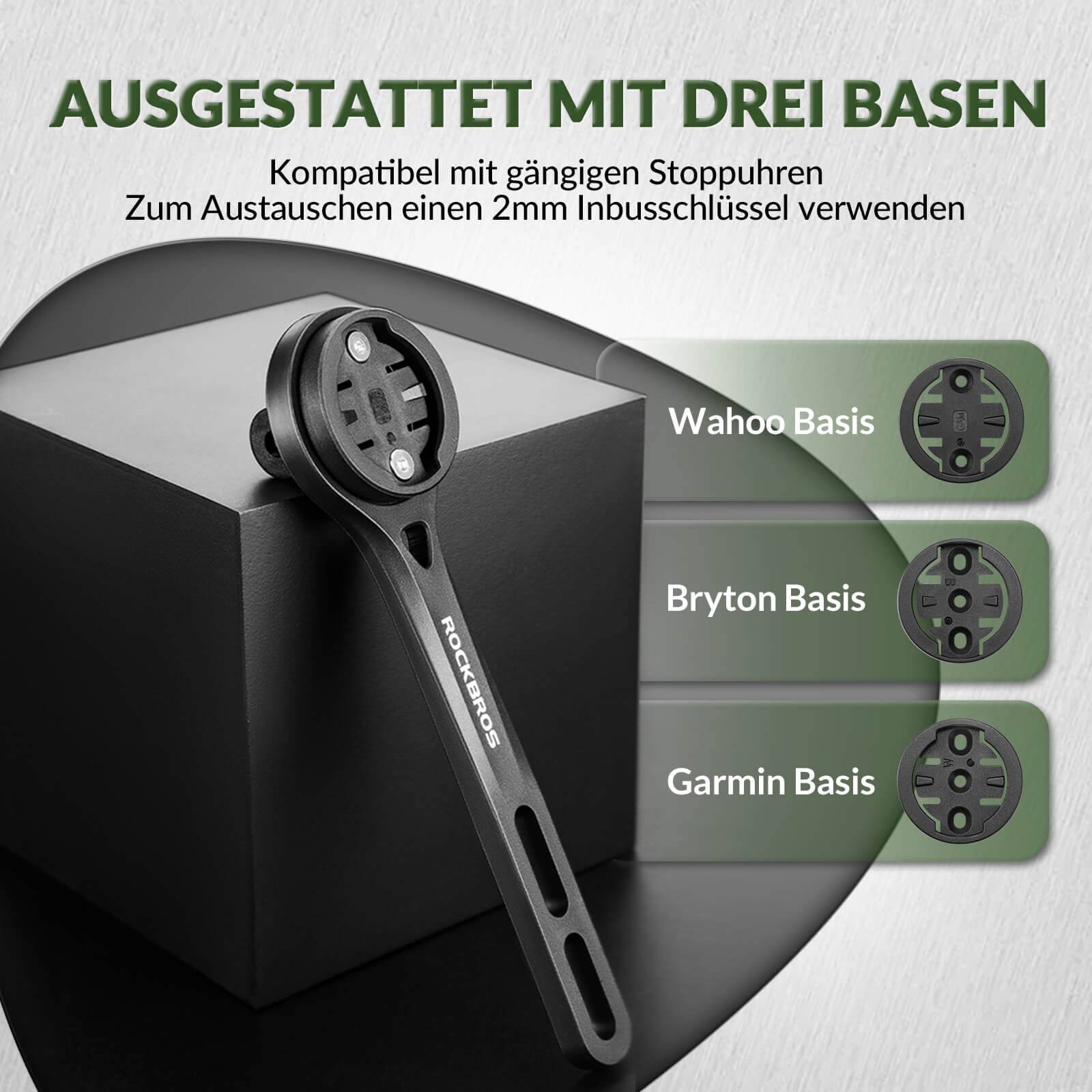 ROCKBROS Fahrradcomputer Halterung Kompatibel mit Garmin/Wahoo/Bryton/GPS - Fahrrad Handyhalterung ROCKBROS - EU - NooMii