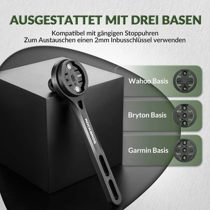 ROCKBROS Fahrradcomputer Halterung Kompatibel mit Garmin/Wahoo/Bryton/GPS - Fahrrad Handyhalterung ROCKBROS - EU - NooMii