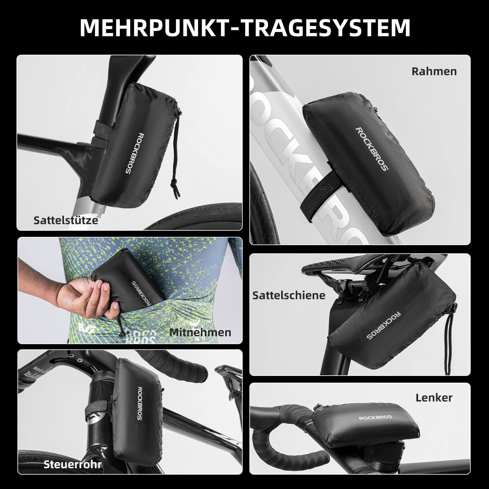 ROCKBROS Fahrradgarage Wasserdichte Transporttasche Reiselagerung für Fahrräder - Transporttasche ROCKBROS - EU - NooMii
