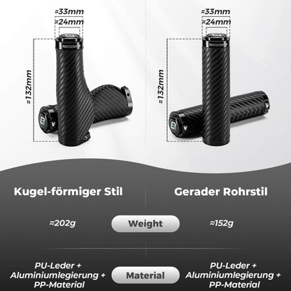 ROCKBROS Fahrradgriffe Kohlenstoffmuster Lenkergriffe Rutschfest 22,2mm - Fahrradgriffe ROCKBROS - EU - NooMii