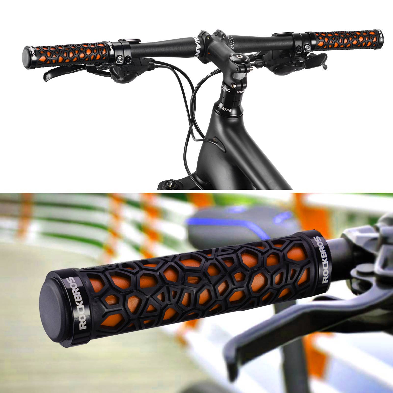 ROCKBROS Fahrradgriffe Lenkergriffe für Mountainbike/ Scooter/ E - Bike/ Cityrad/ Rennrad - Fahrradgriffe ROCKBROS - EU - NooMii