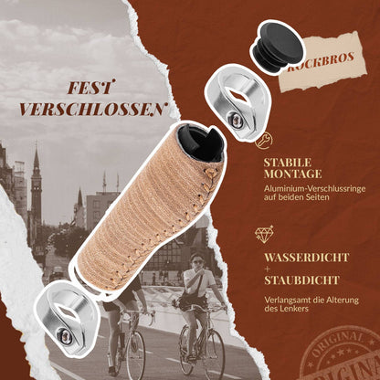 ROCKBROS Fahrradgriffe MTB Retro Lenkergriffe Ergonomisch Design - Fahrradgriffe ROCKBROS - EU - NooMii