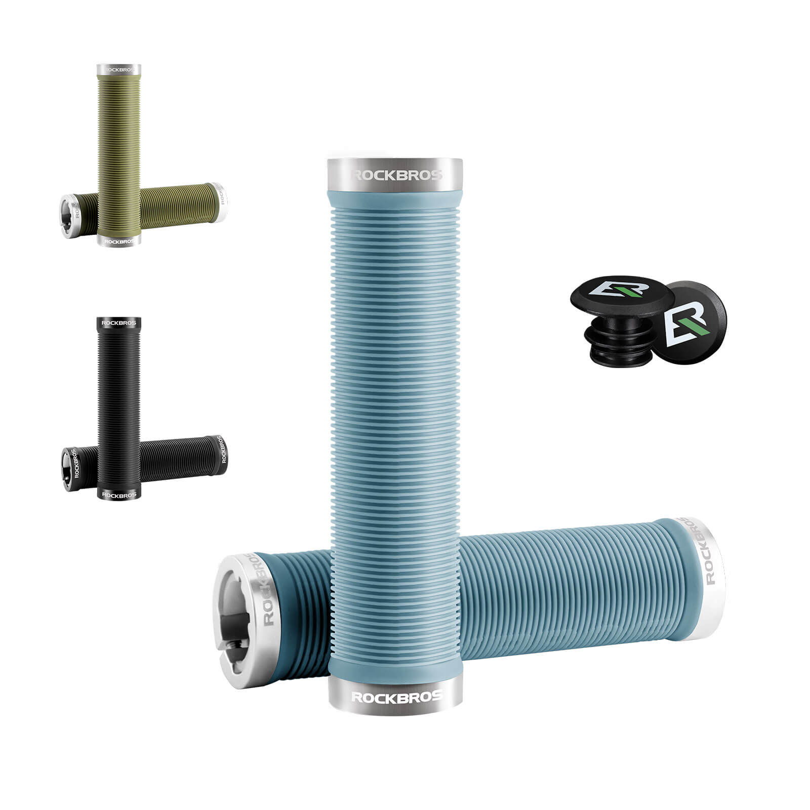 ROCKBROS Fahrradgriffe rutschfest Doppelverschluss 22,2mm - Fahrradgriffe ROCKBROS - EU - NooMii