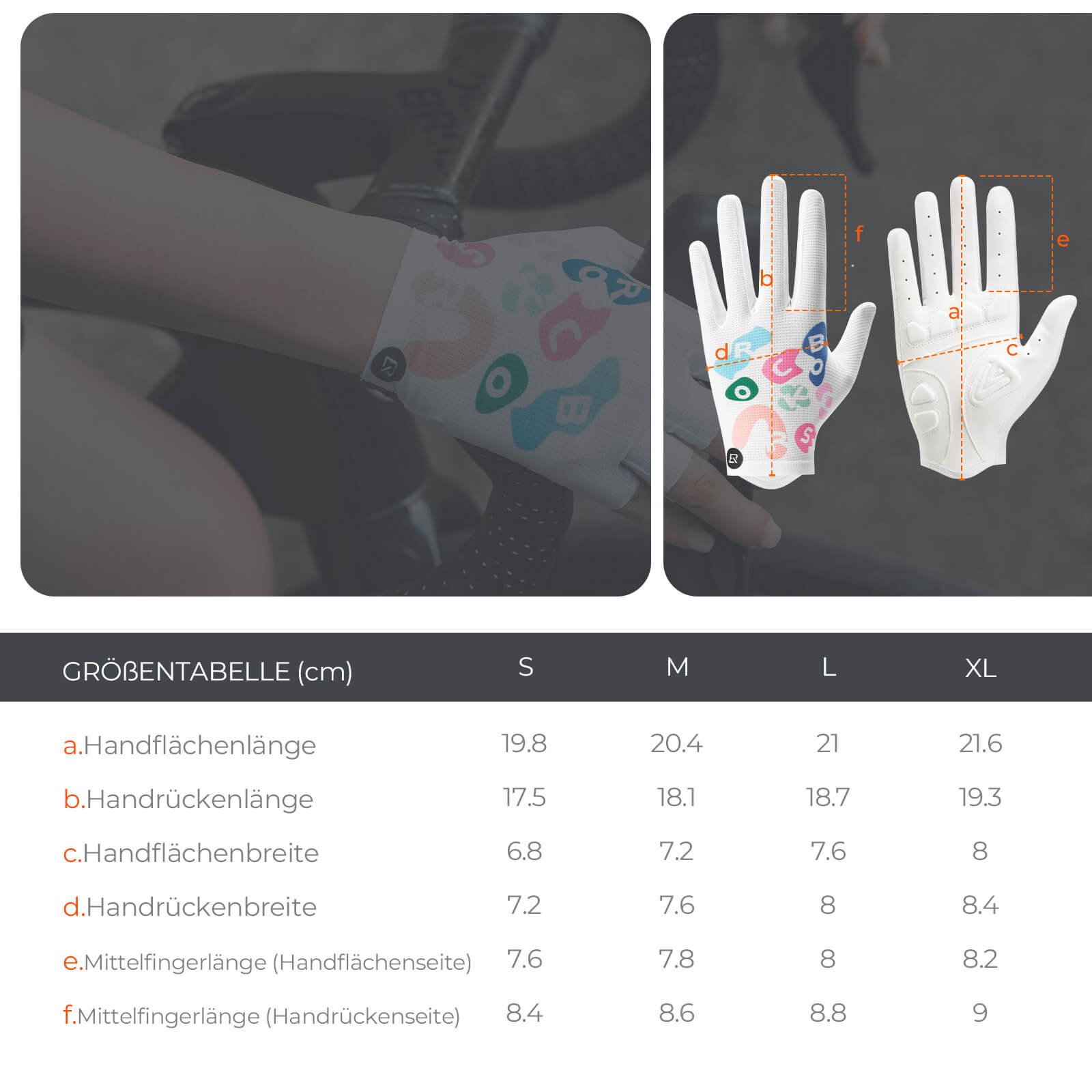 ROCKBROS Fahrradhandschuhe SBR - Polsterung Atmungsaktiv Hochflexibel - Fahrradhandschuhe ROCKBROS - EU - NooMii