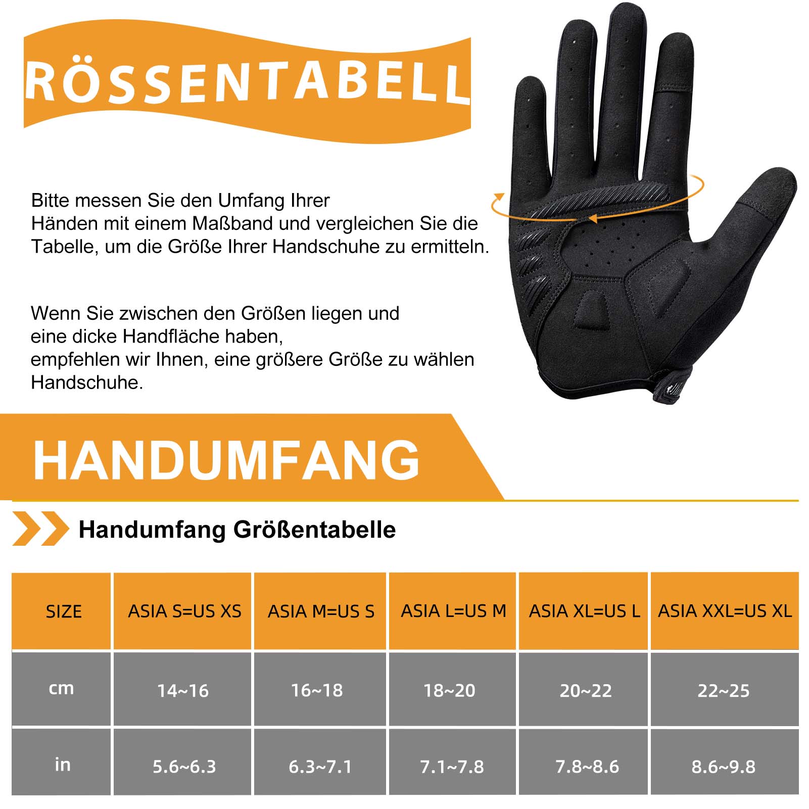 ROCKBROS Fahrradhandschuhe Touchscreen Handschuhe für Herren Damen - Fahrradhandschuhe ROCKBROS - EU - NooMii