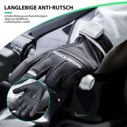 ROCKBROS Fahrradhandschuhe Touchscreen Warme Winterhandschuhe S - XL - Fahrradhandschuhe ROCKBROS - EU - NooMii