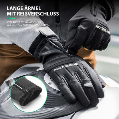 ROCKBROS Fahrradhandschuhe Touchscreen Warme Winterhandschuhe S - XL - Fahrradhandschuhe ROCKBROS - EU - NooMii