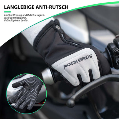 ROCKBROS Fahrradhandschuhe Touchscreen Warme Winterhandschuhe S - XL - Fahrradhandschuhe ROCKBROS - EU - NooMii