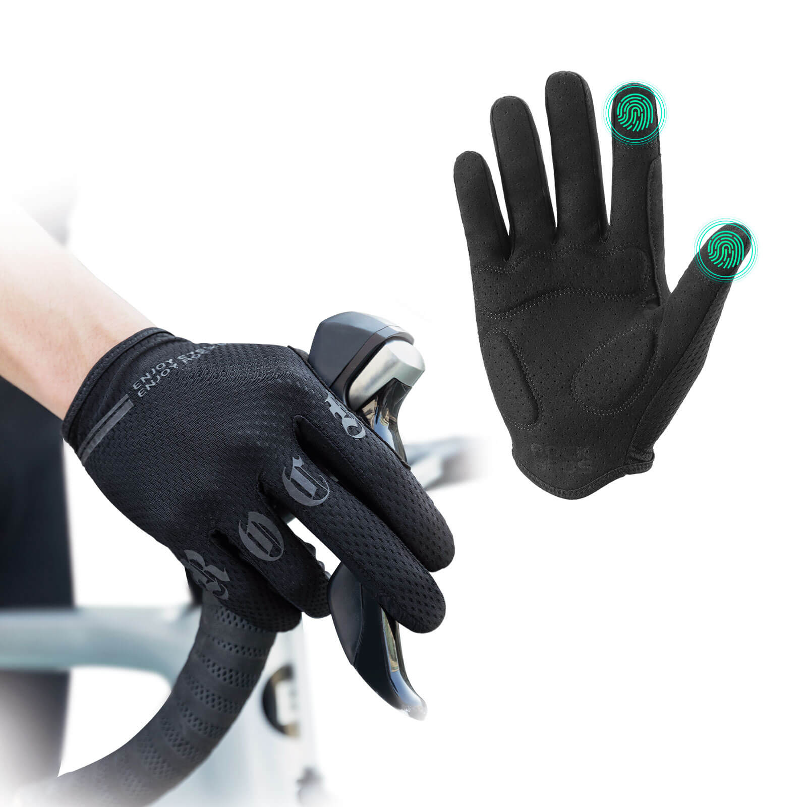 ROCKBROS Fahrradhandschuhe Vollerfinger Touchscreen Handschuhe - Fahrradhandschuhe ROCKBROS - EU - NooMii