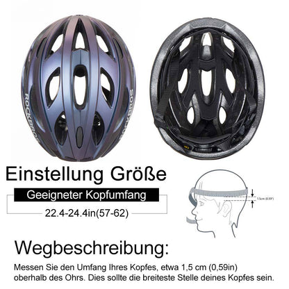 ROCKBROS Fahrradhelm mit integrierter abnehmbarer Magnetbrillen & Visier - Fahrradhelme ROCKBROS - EU - NooMii
