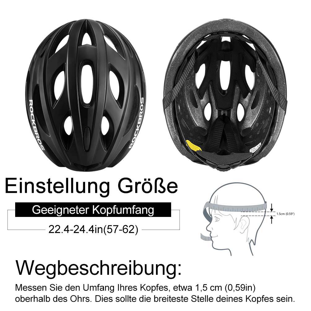 ROCKBROS Fahrradhelm mit integrierter abnehmbarer Magnetbrillen & Visier - Fahrradhelme ROCKBROS - EU - NooMii