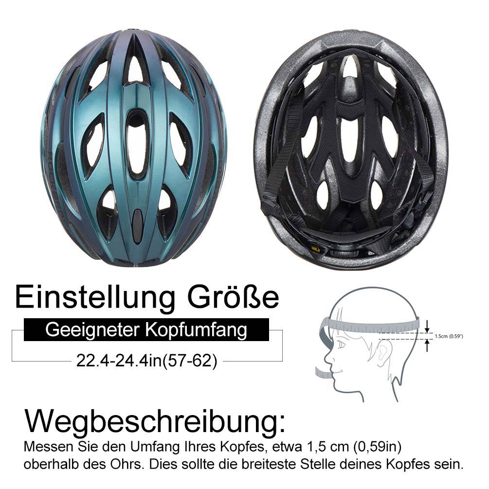 ROCKBROS Fahrradhelm mit integrierter abnehmbarer Magnetbrillen & Visier - Fahrradhelme ROCKBROS - EU - NooMii