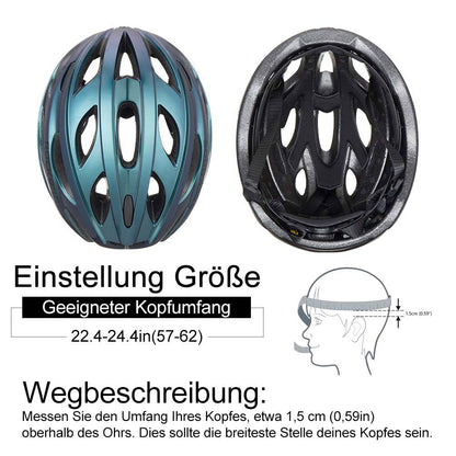 ROCKBROS Fahrradhelm mit integrierter abnehmbarer Magnetbrillen & Visier - Fahrradhelme ROCKBROS - EU - NooMii