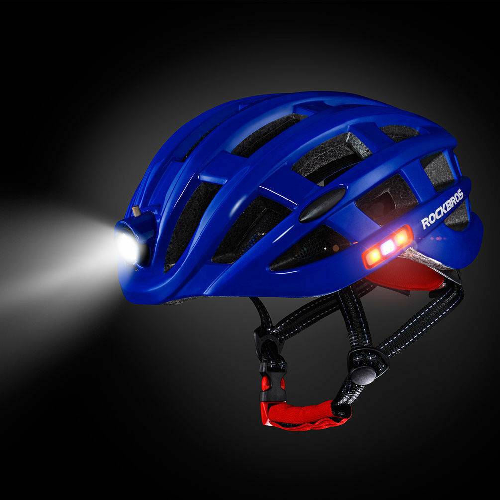 ROCKBROS Fahrradhelm mit Scheinwerfer und Sicherheitswarnleuchte - Fahrradhelme ROCKBROS - EU - NooMii