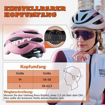 ROCKBROS Fahrradhelm Sport Mountainbike Schutzhelm Atmungsaktiv 54 - 58cm - Fahrradhelme ROCKBROS - EU - NooMii