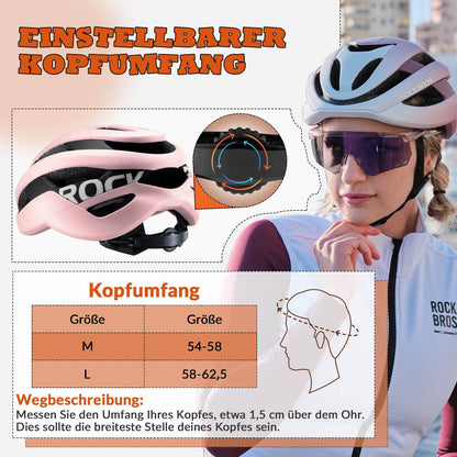 ROCKBROS Fahrradhelm Sport Mountainbike Schutzhelm Atmungsaktiv 54 - 58cm - Fahrradhelme ROCKBROS - EU - NooMii