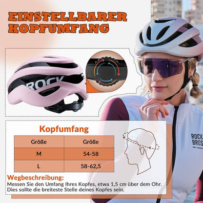 ROCKBROS Fahrradhelm Sport Mountainbike Schutzhelm Atmungsaktiv 54 - 58cm - Fahrradhelme ROCKBROS - EU - NooMii