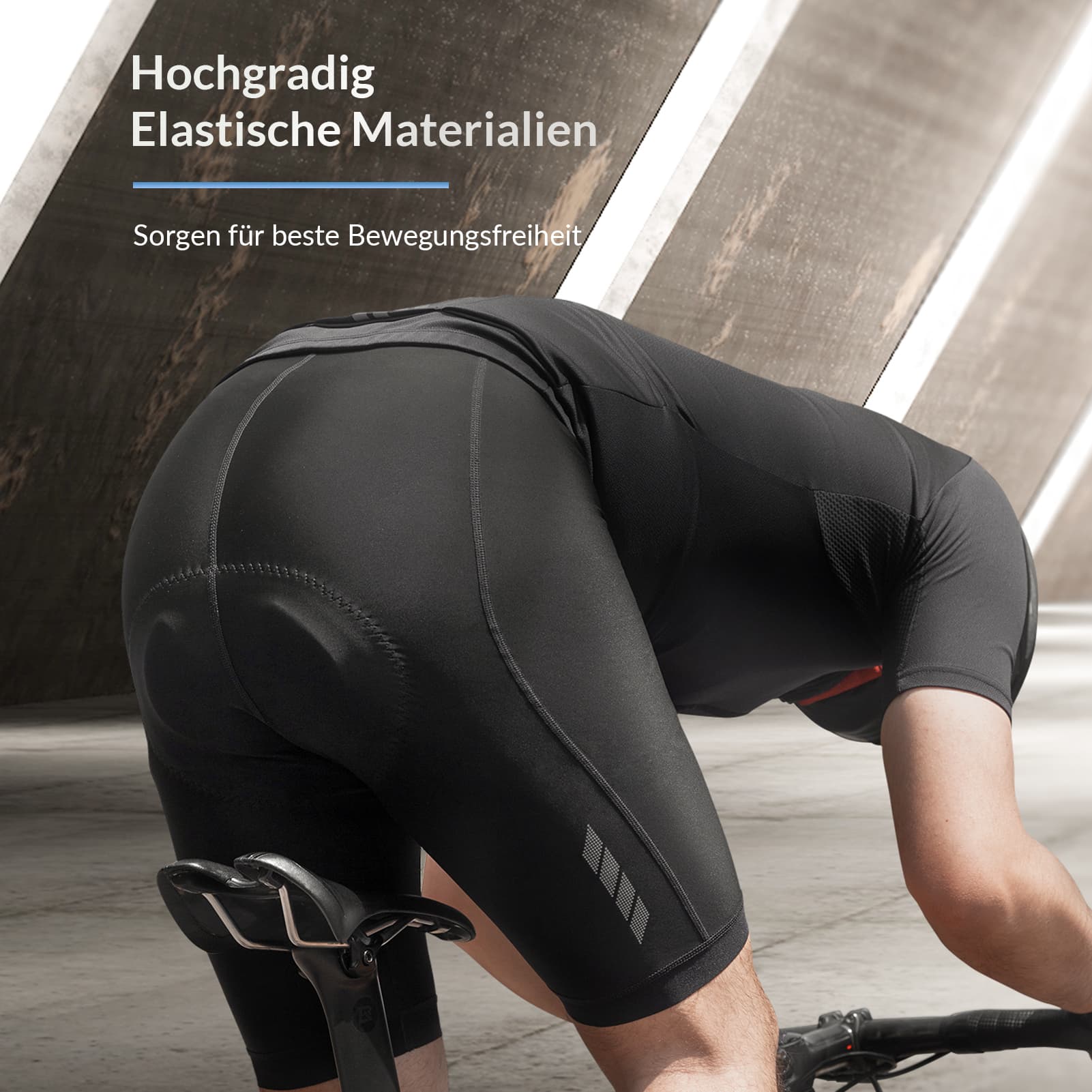 ROCKBROS Fahrradhose mit 3D Sitzpolster Schnell trocken Herren - Fahrradhose ROCKBROS - EU - NooMii