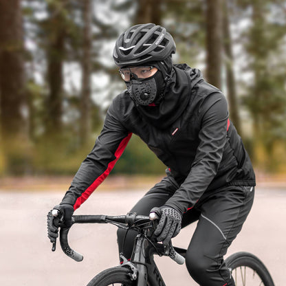 ROCKBROS Fahrradjacke Herren Winter Winddicht Softshelljacke Schwarz - Fahrradjacke ROCKBROS - EU - NooMii