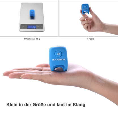ROCKBROS Fahrradklingel Elektronisch Glocke IPX4 Wasserdicht - Fahrradklingel ROCKBROS - EU - NooMii