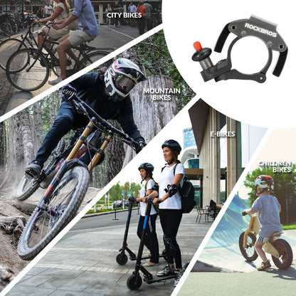 ROCKBROS Fahrradklingel Glocke 100dB Laut Innovativ Mini Fahrrad Klingel - Fahrradklingel ROCKBROS - EU - NooMii